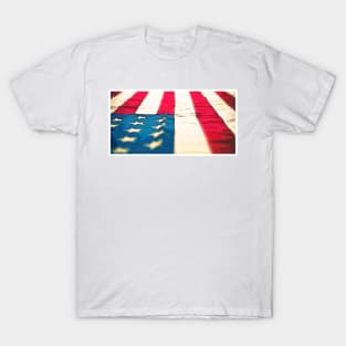 USA Flag Watercolor T-Shirt